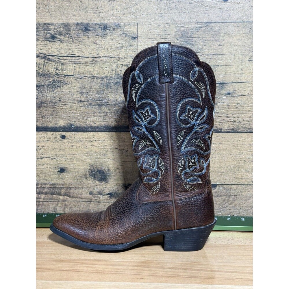 🔥NEW-ARIAT  Rare Legend South Western Brown/turquoise Sz 8 B Boots $260 Retail